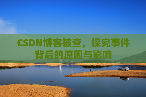 CSDN博客被查，探究事件背后的原因与影响